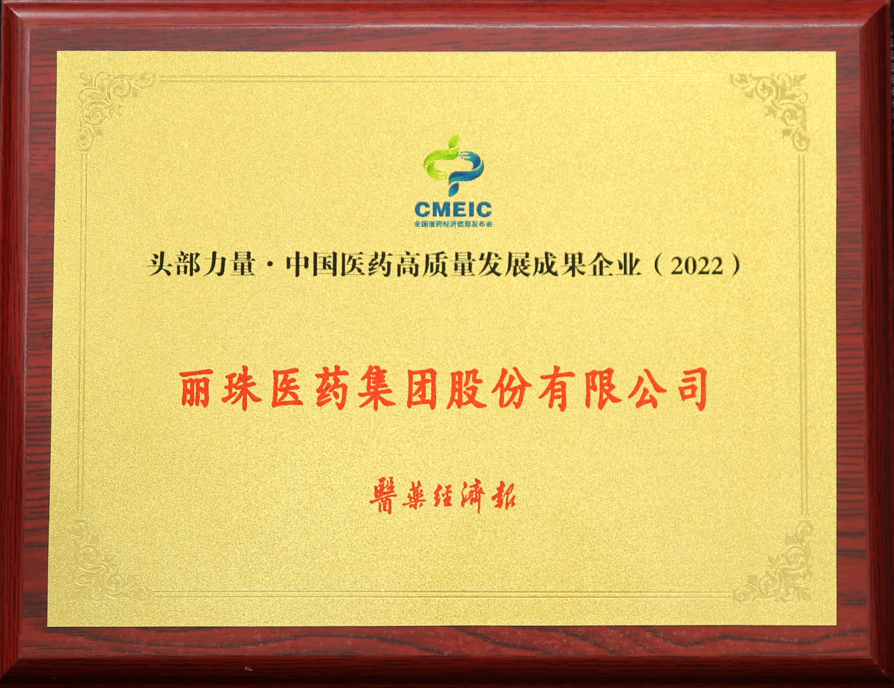 2022头部力量·中国医药高质最发展成果企业